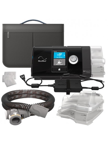 PACK CPAP ELITE ReSMed+ MASQUE CPAP FACIAL RESMED AirFit F20 + HUMIDIFICATEUR + CIRCUIT CHAUFANT